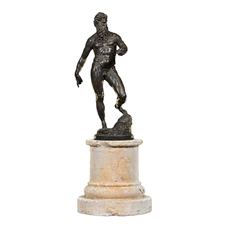 Hercules Statue on Stand