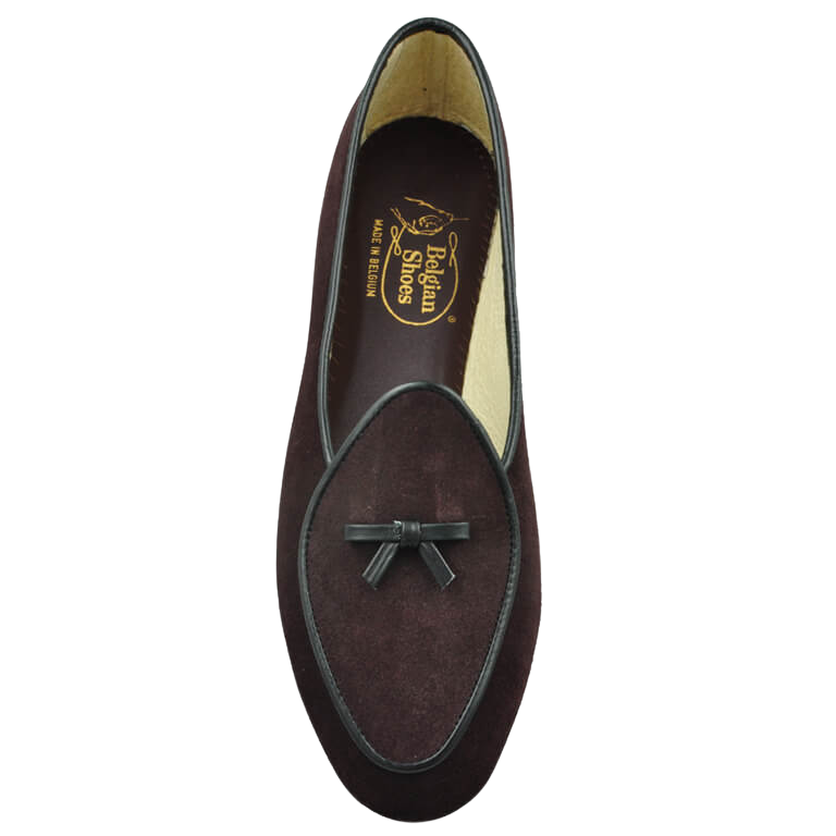 Midinette Burgundy Suede