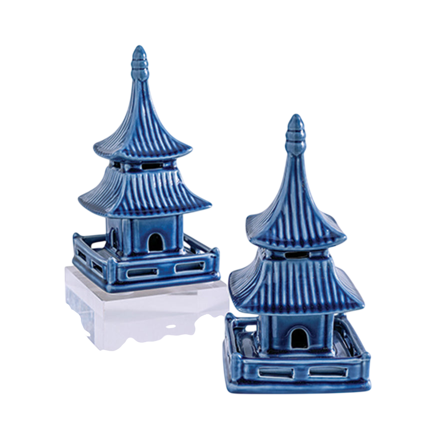 Small Decorative Pagoda - Blue