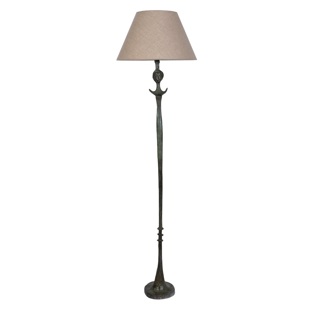 Stela Standing Lamp in Verdigris