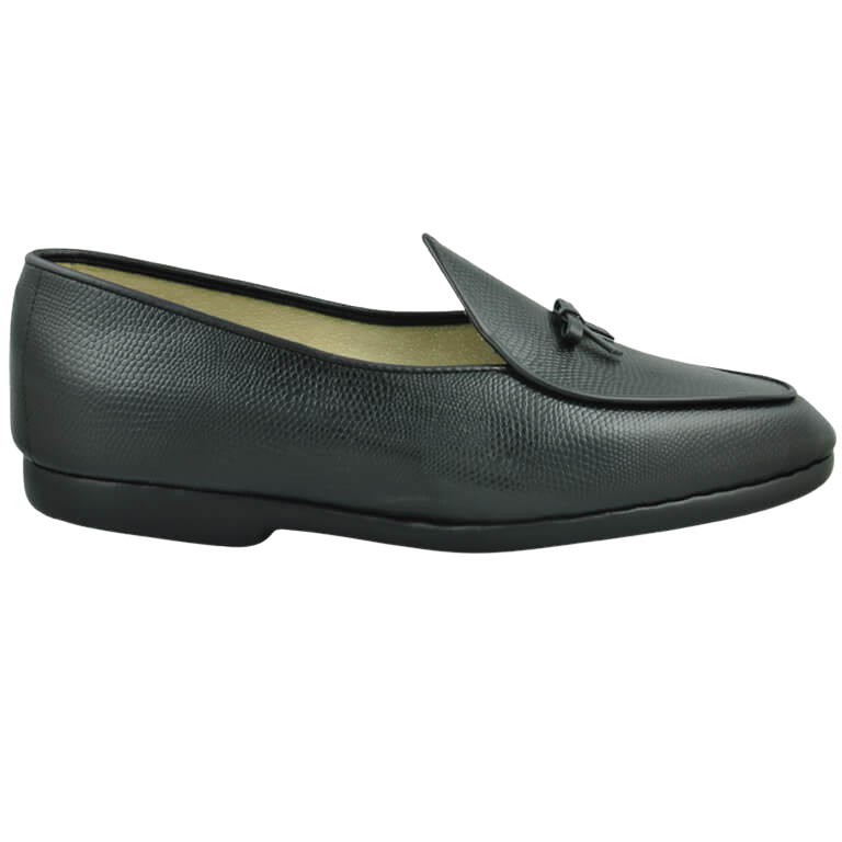 Mr. Casual Black Lizard