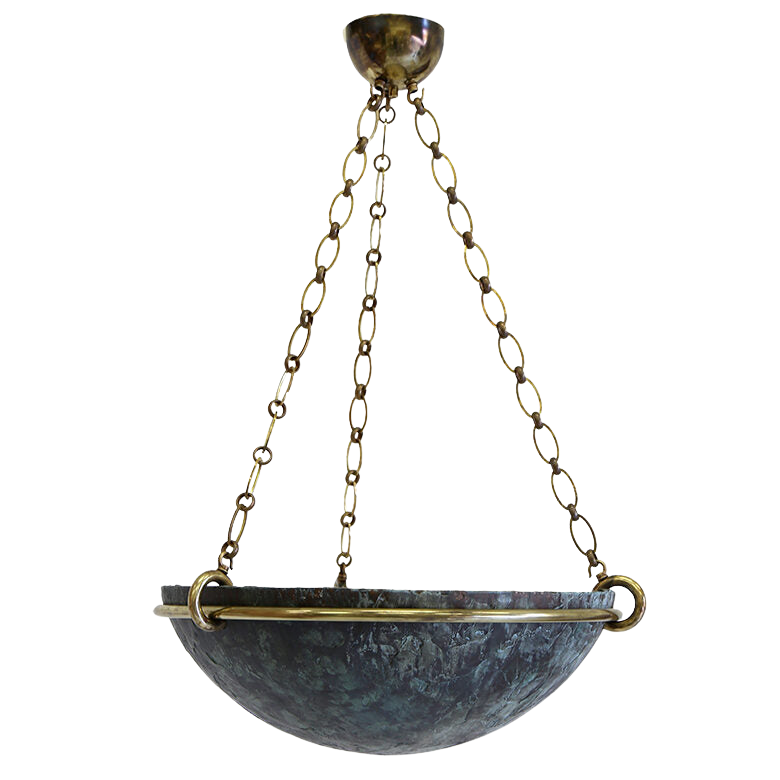 Milan Pendant - Verdigris/Brass