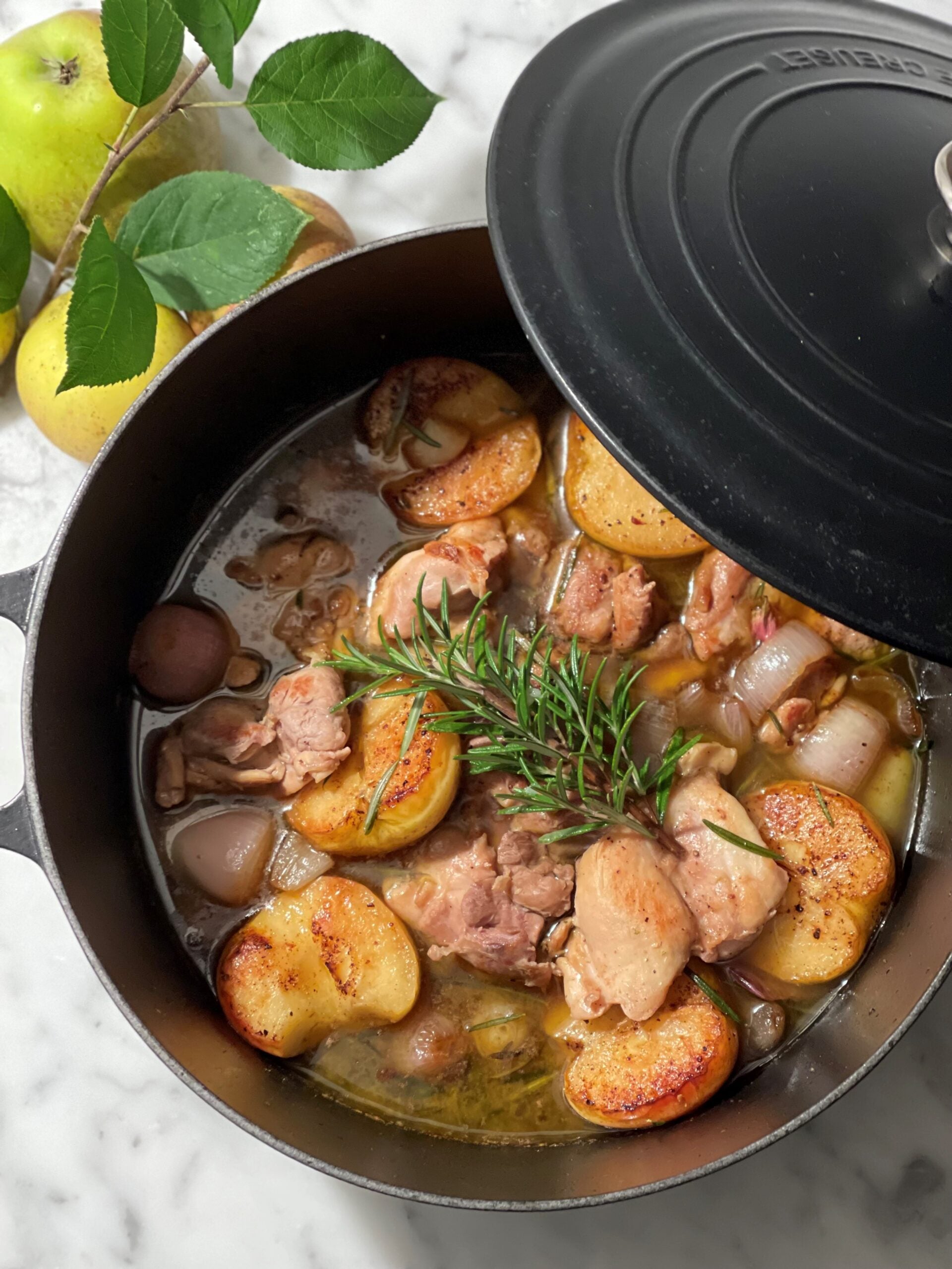 At Paolo's Table - Autumn Apple Chicken