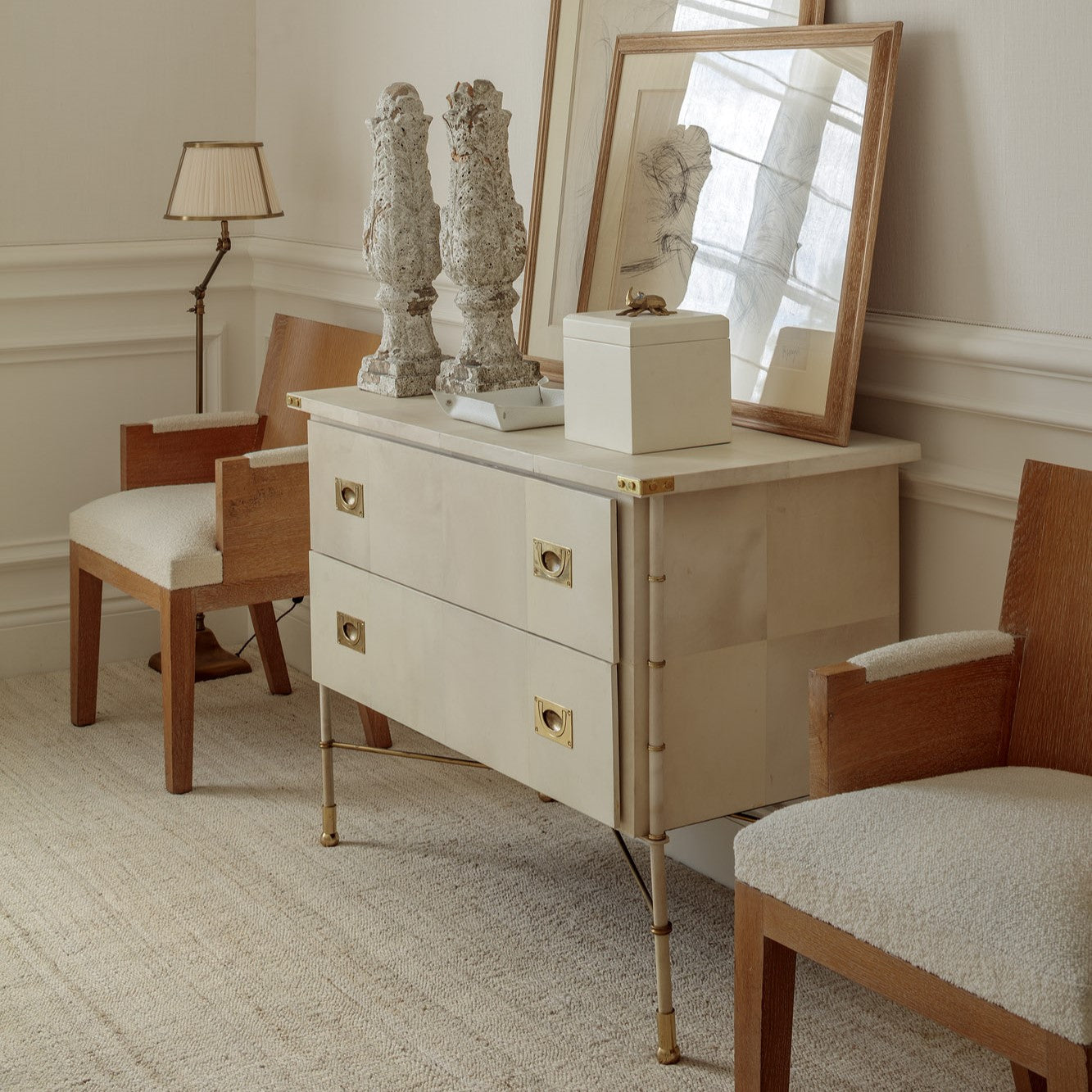 Adnet Chest of Drawers - Vellum