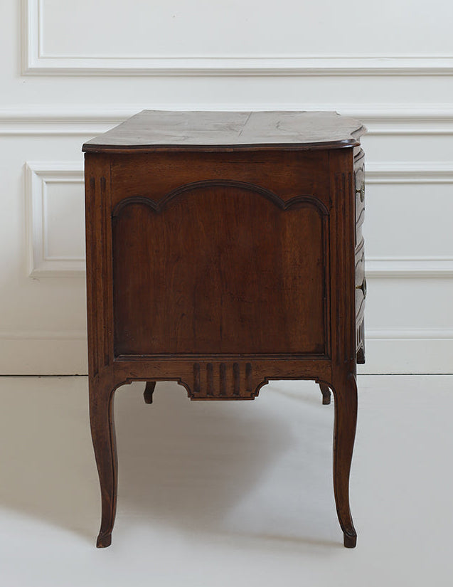 18th Century Louis XV Serpentine Commode