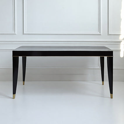 1930s Black Lacquered Table