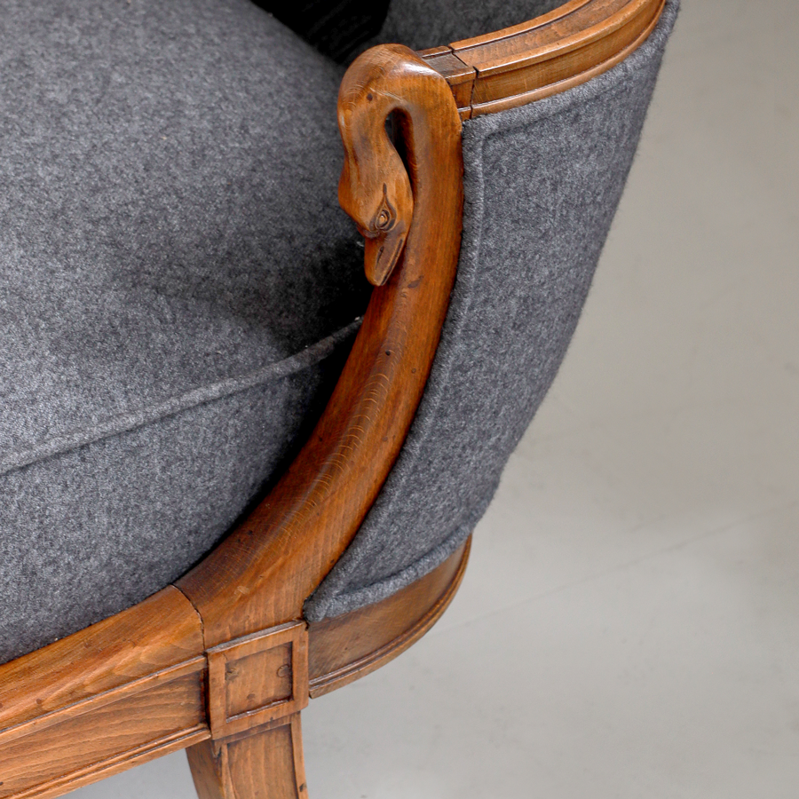 1950s Swan Chaise Longue