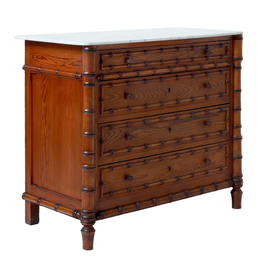 19th Century French Commode with Marble Top