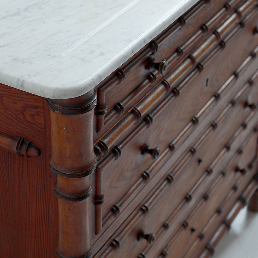 19th Century French Commode with Marble Top