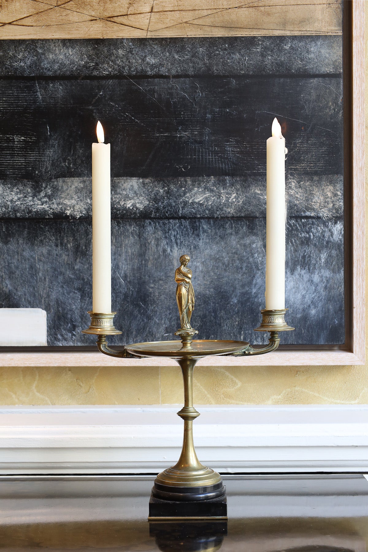 19th Century Tazza French Candlesticks