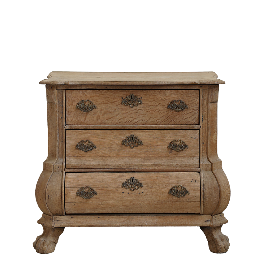 19th Century Dutch Oak Chest of Drawers