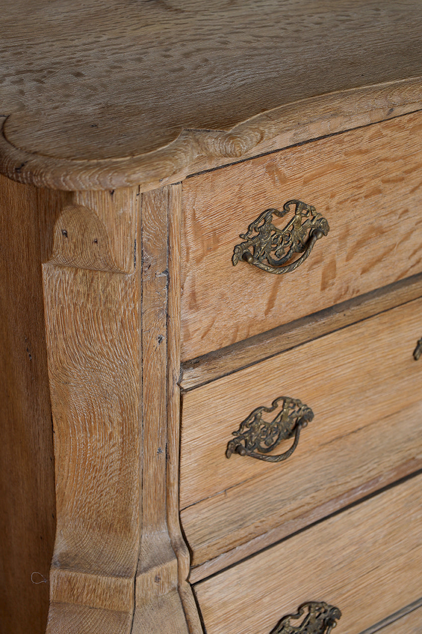 19th Century Dutch Oak Chest of Drawers