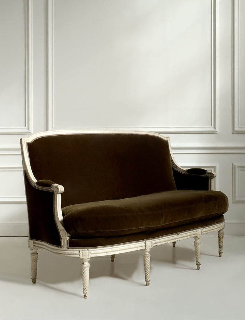 19th Century Maison Jansen Sofa in Cavelle Cedar