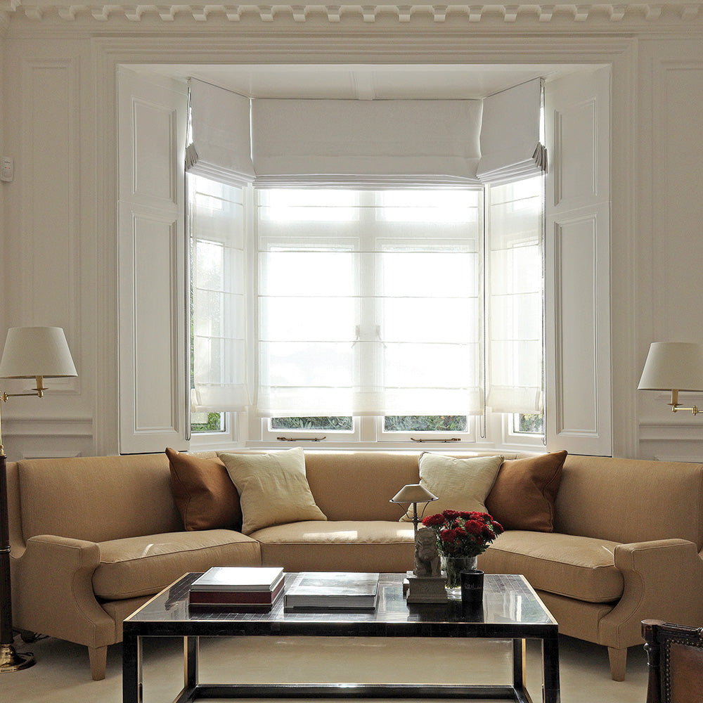 Aalst Sheer Linen - White