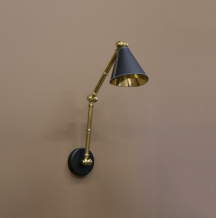 Adnet Flexineck Wall Light Black WS