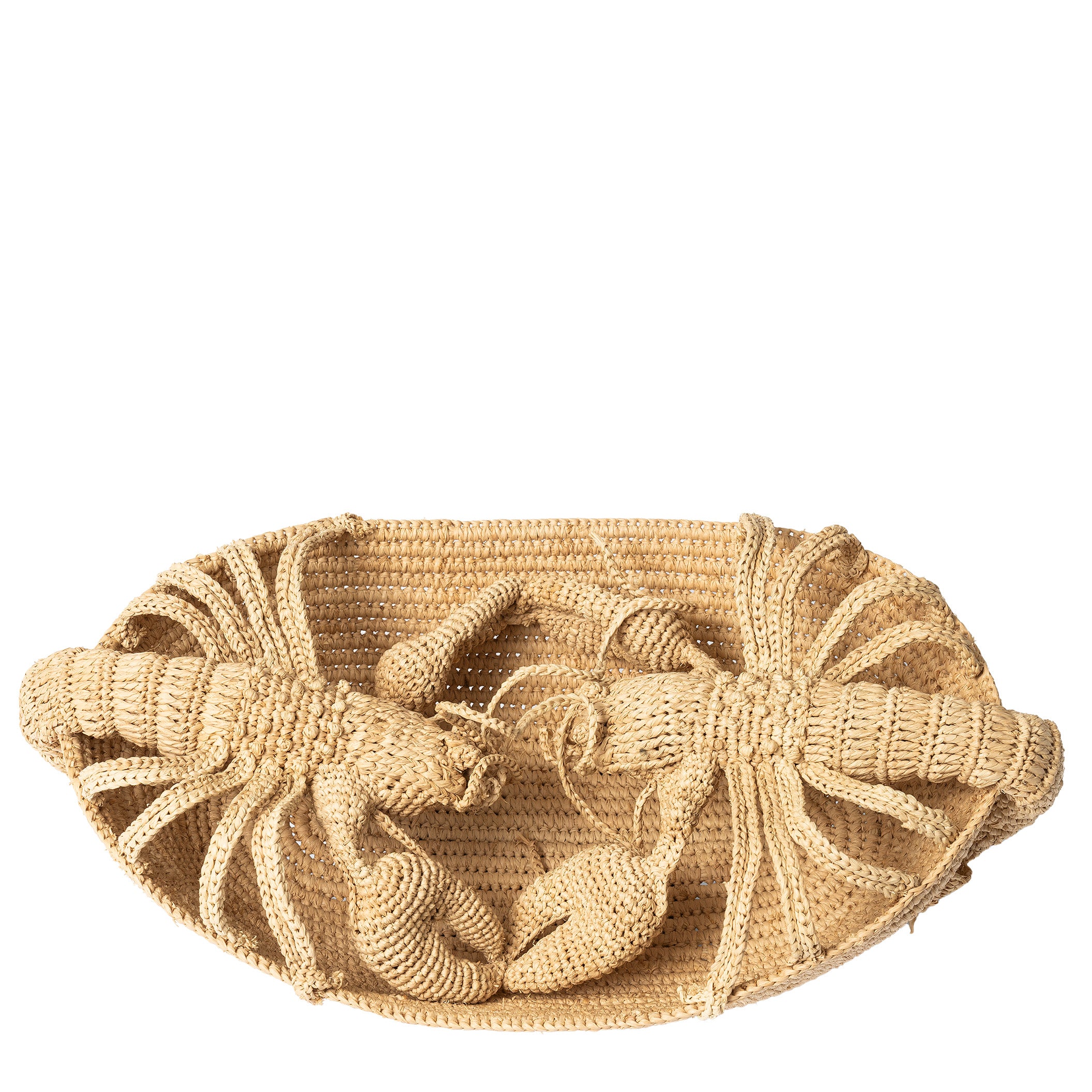 Lobster Raffia Basket