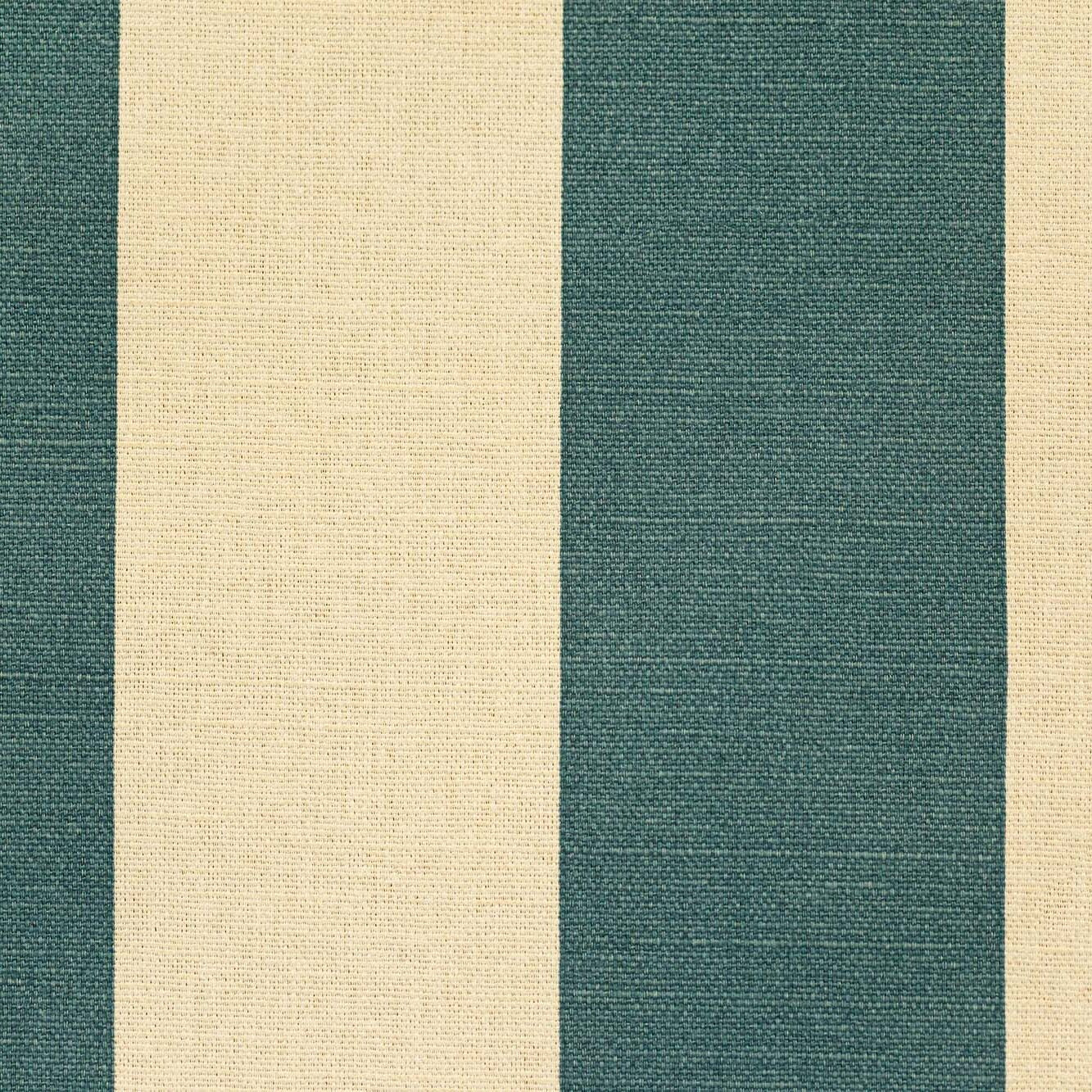 Avenue Stripe - Blue on Ecru