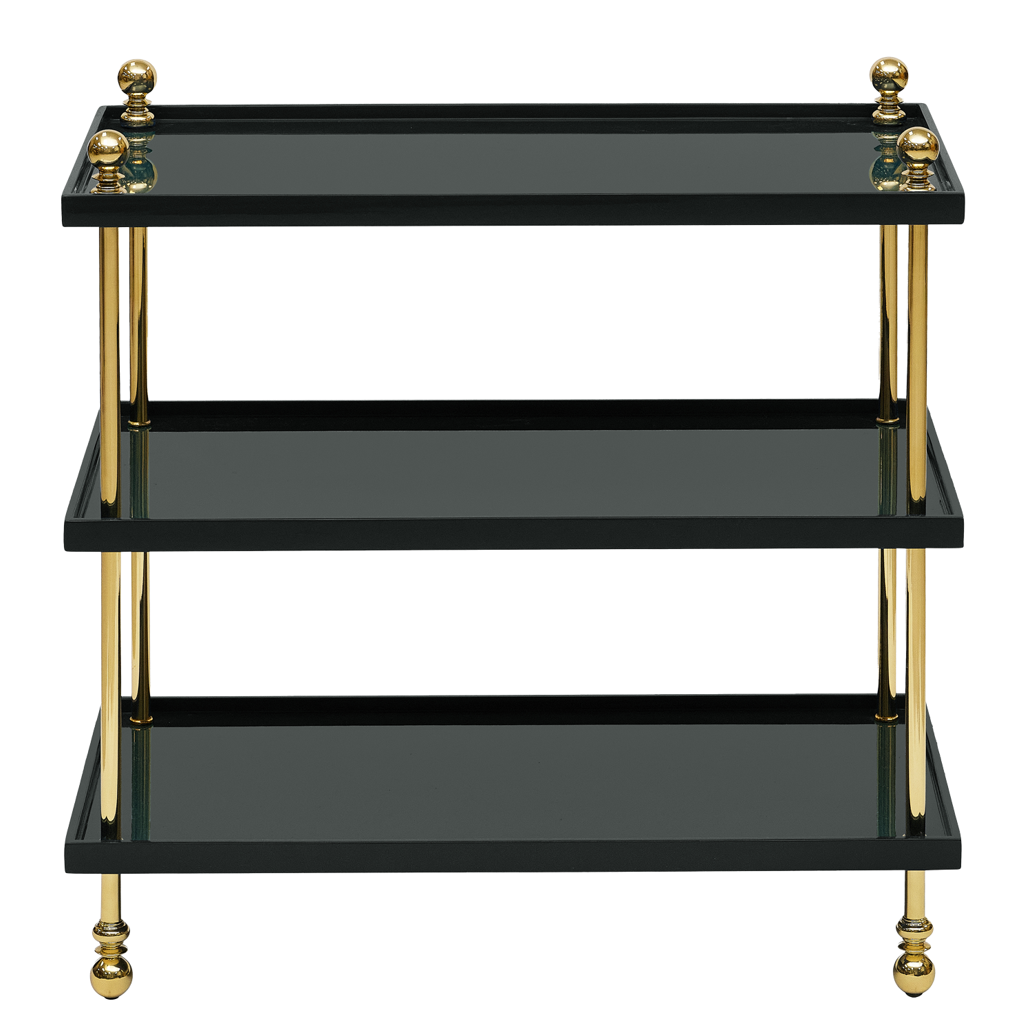 Tiered Drinks Table - Black