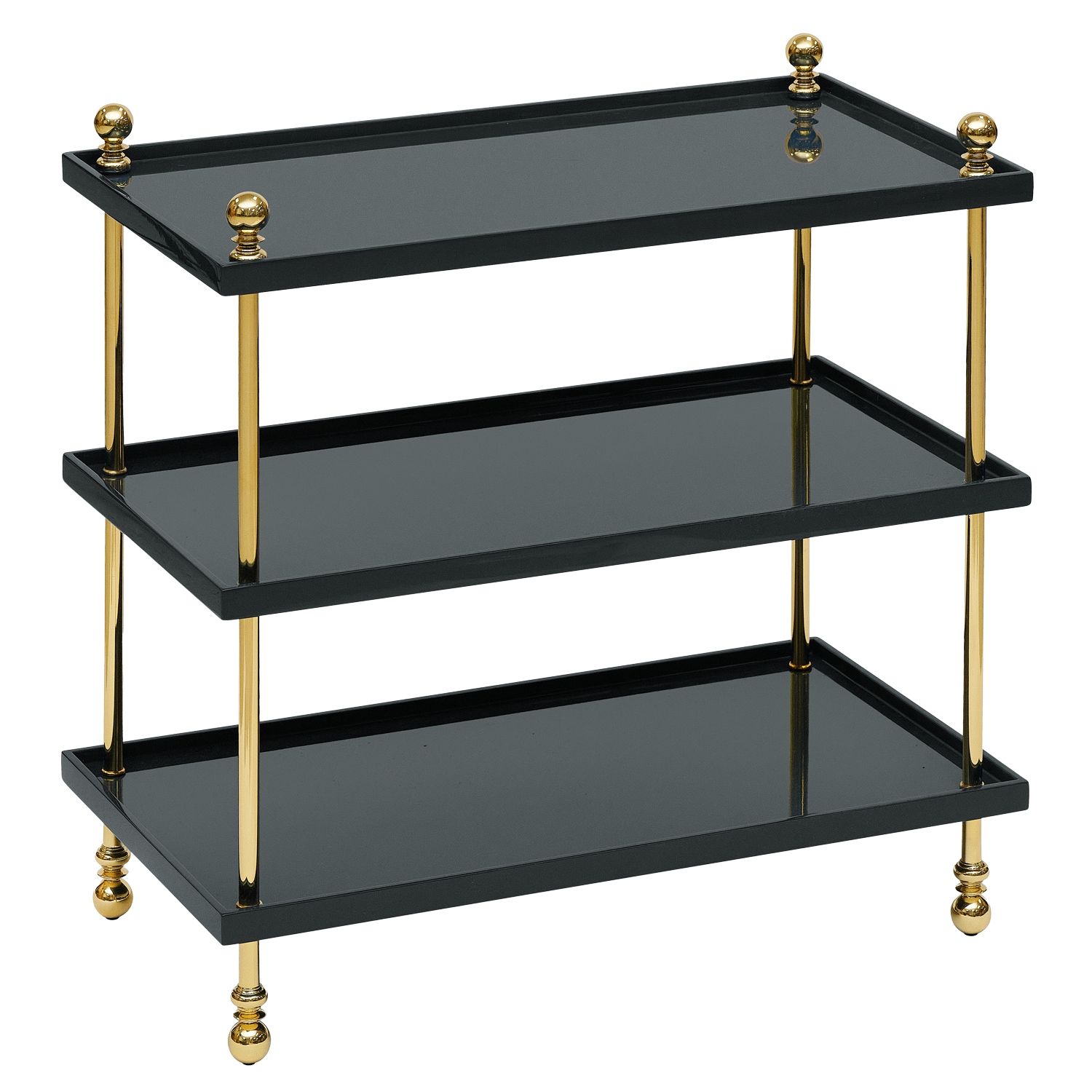 Tiered Drinks Table - Black