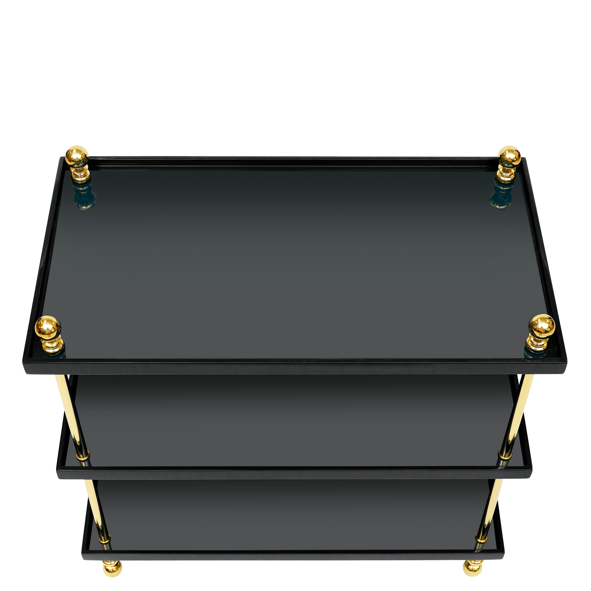 Tiered Drinks Table - Black