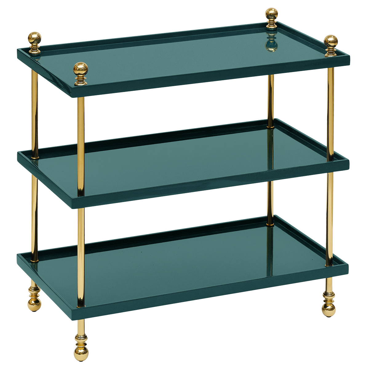 Tiered Drinks Table - Green Marine