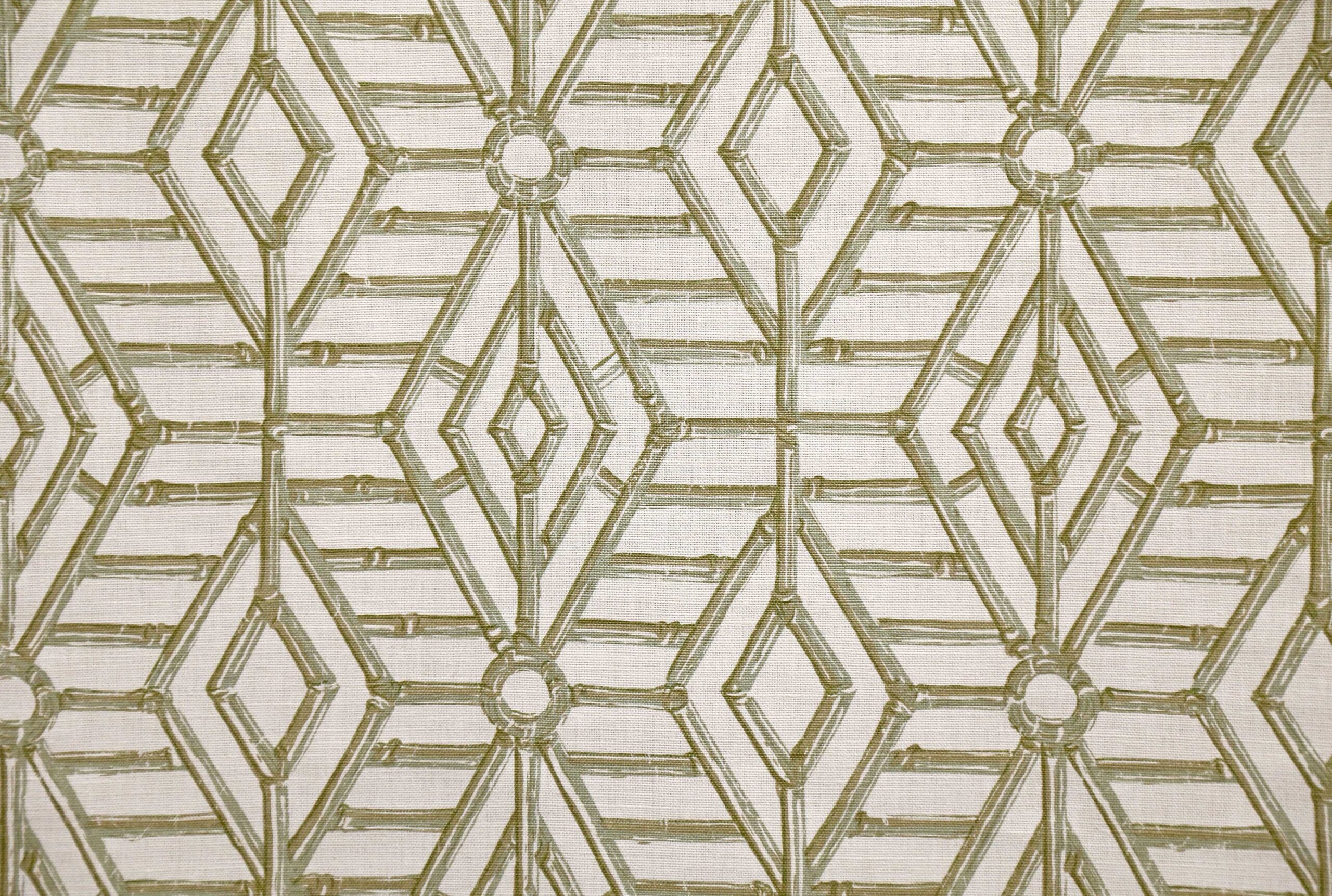 Bamboo Cane in Celadon on White