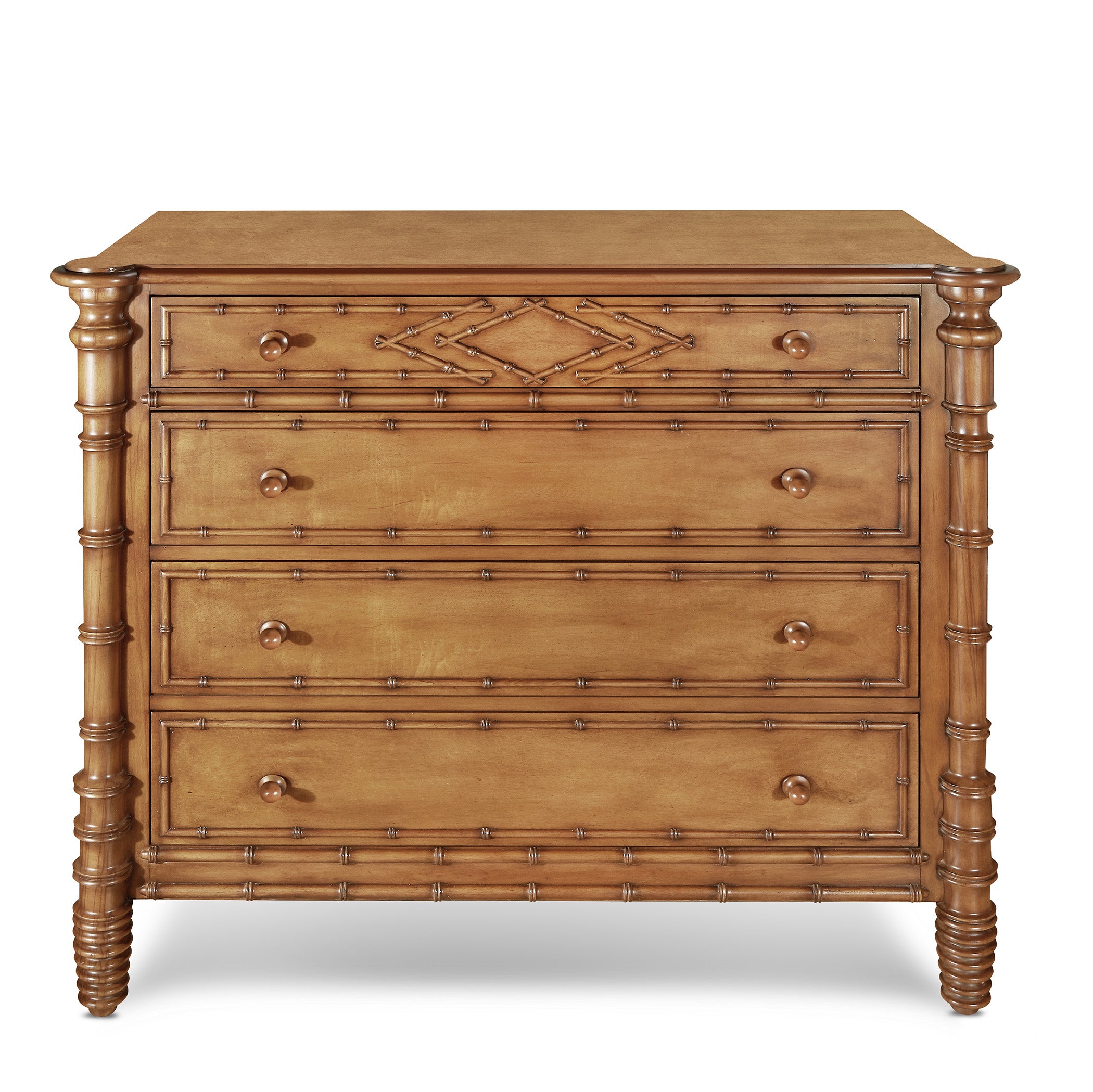 Faux Bamboo Chest of Drawers