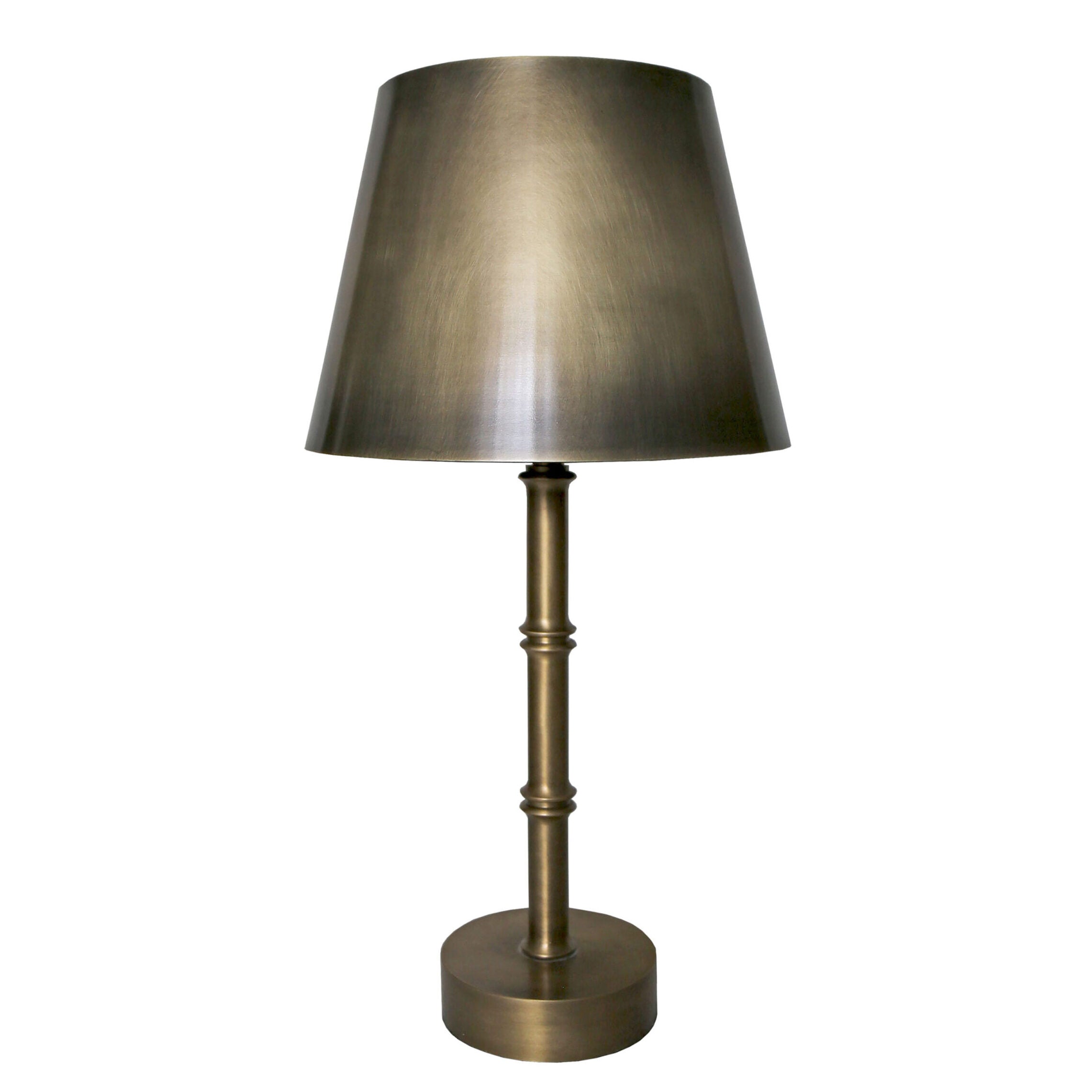 Bamboo Cordless Table Lamp - Brass