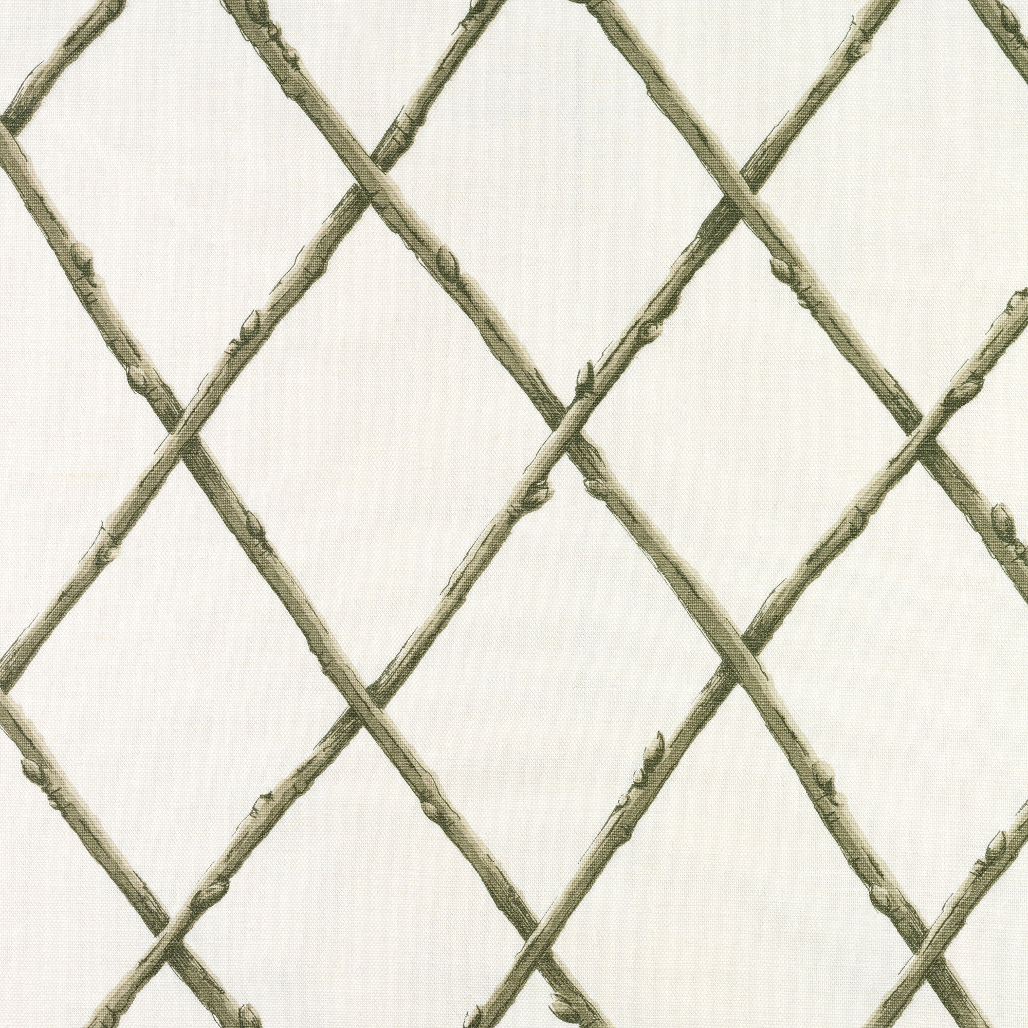 Bare Twig Trellis - Green