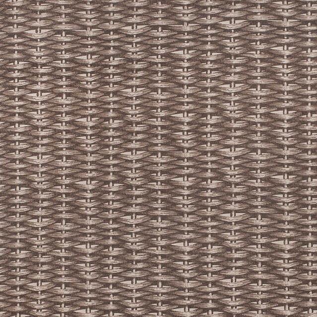 Basket Weave - Brown on Ecru