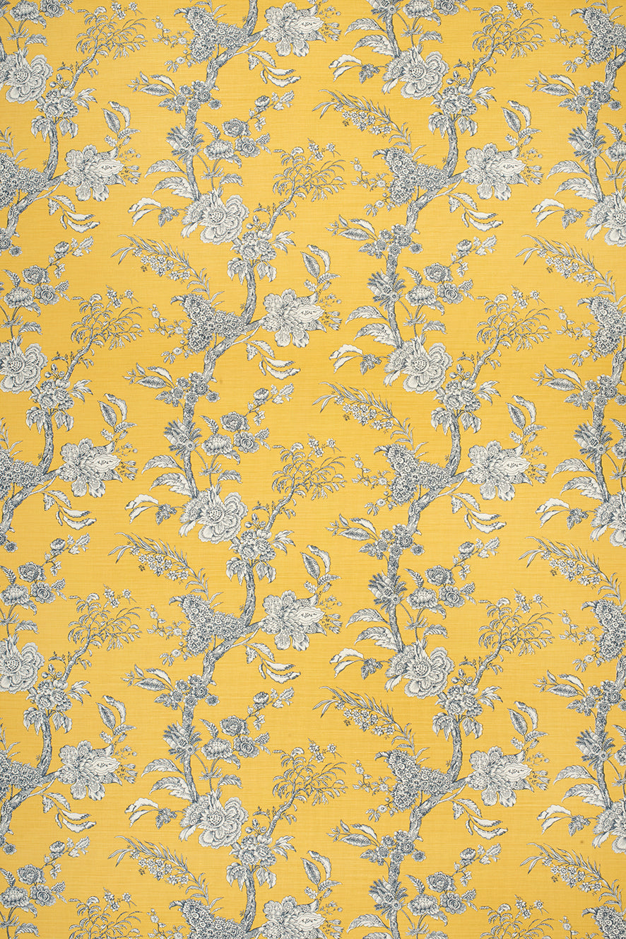 Beijing Blossom &#8211; Blotched Amber¦Navy