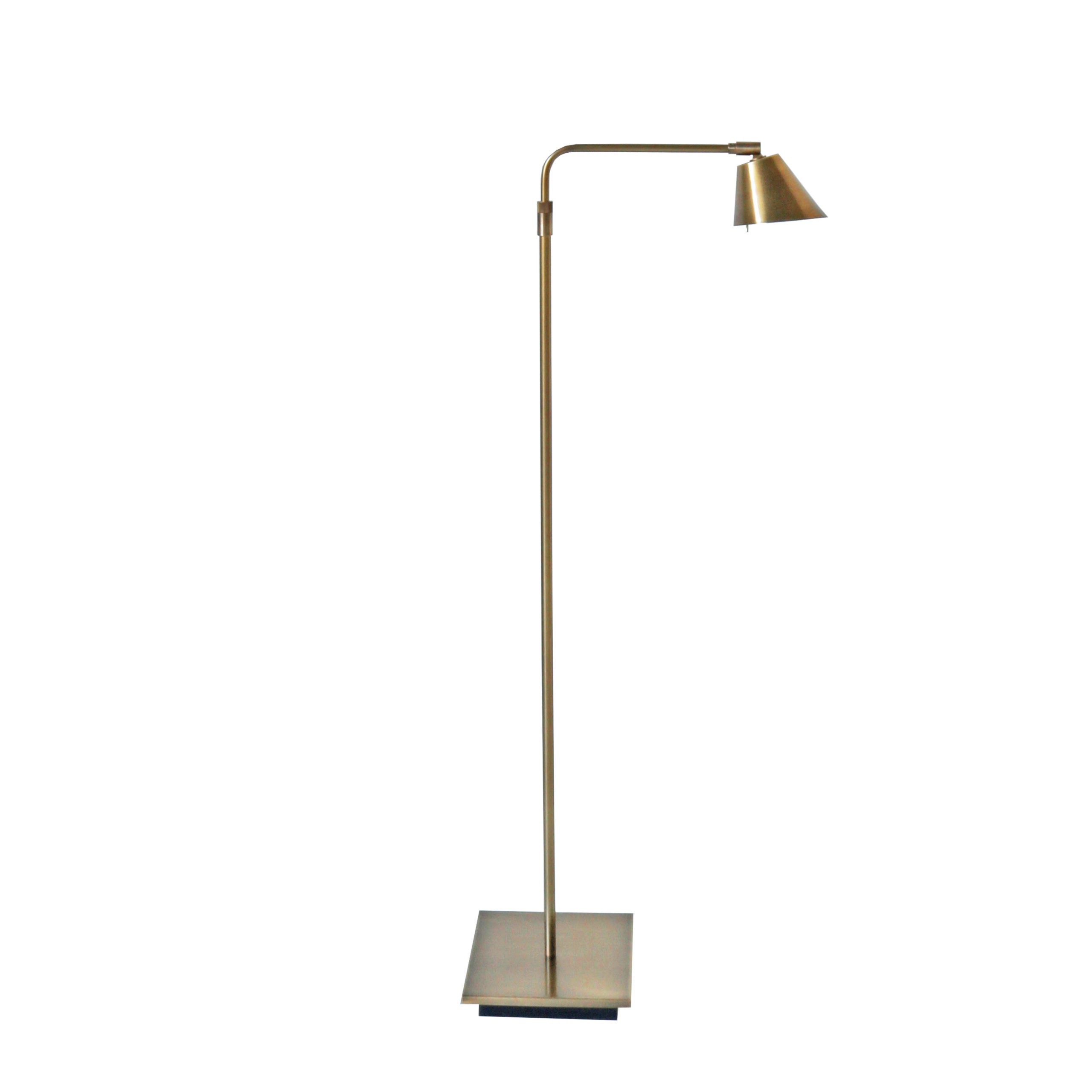 Berkeley Cordless Floor Lamp - Antique Brass
