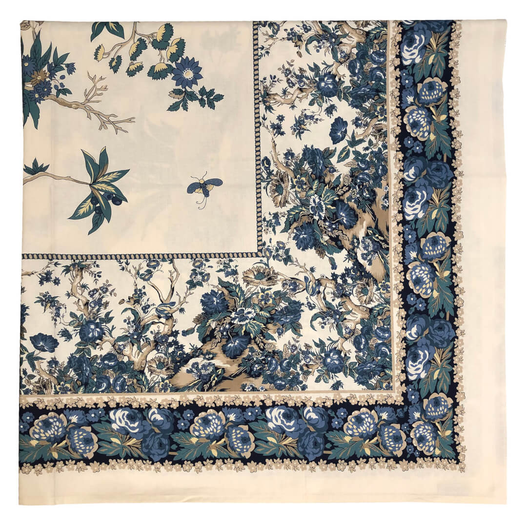 Blue-Caramel on Ecru Tablecloth_WS