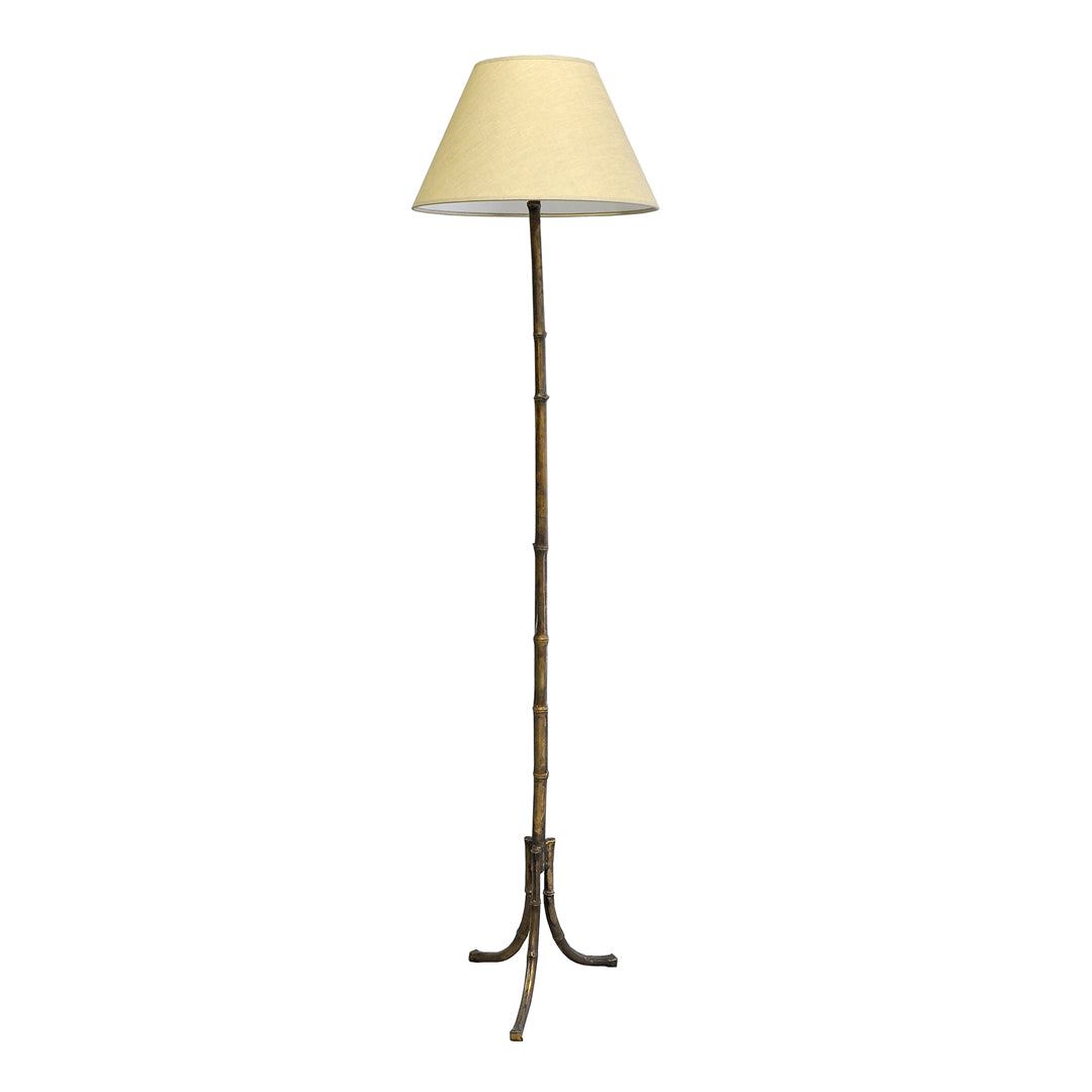 Bronze Bamboo Standing Lamp