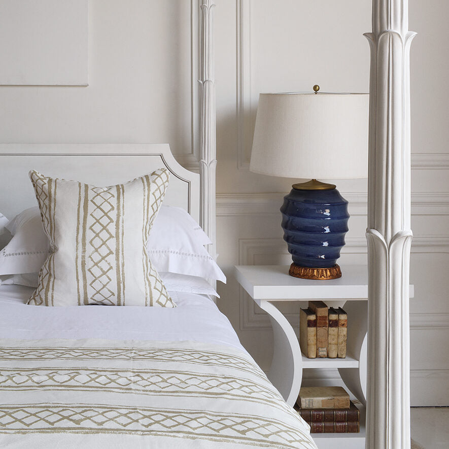 Milos Stripe on Nivelles Oyster - Sand