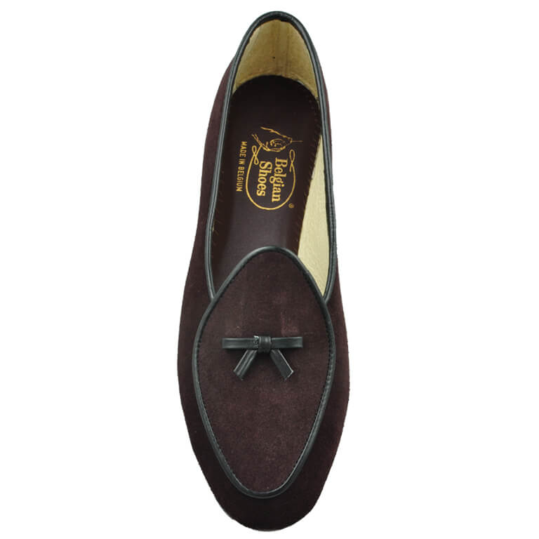 Midinette Burgundy Suede