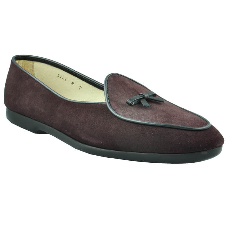 Midinette Burgundy Suede