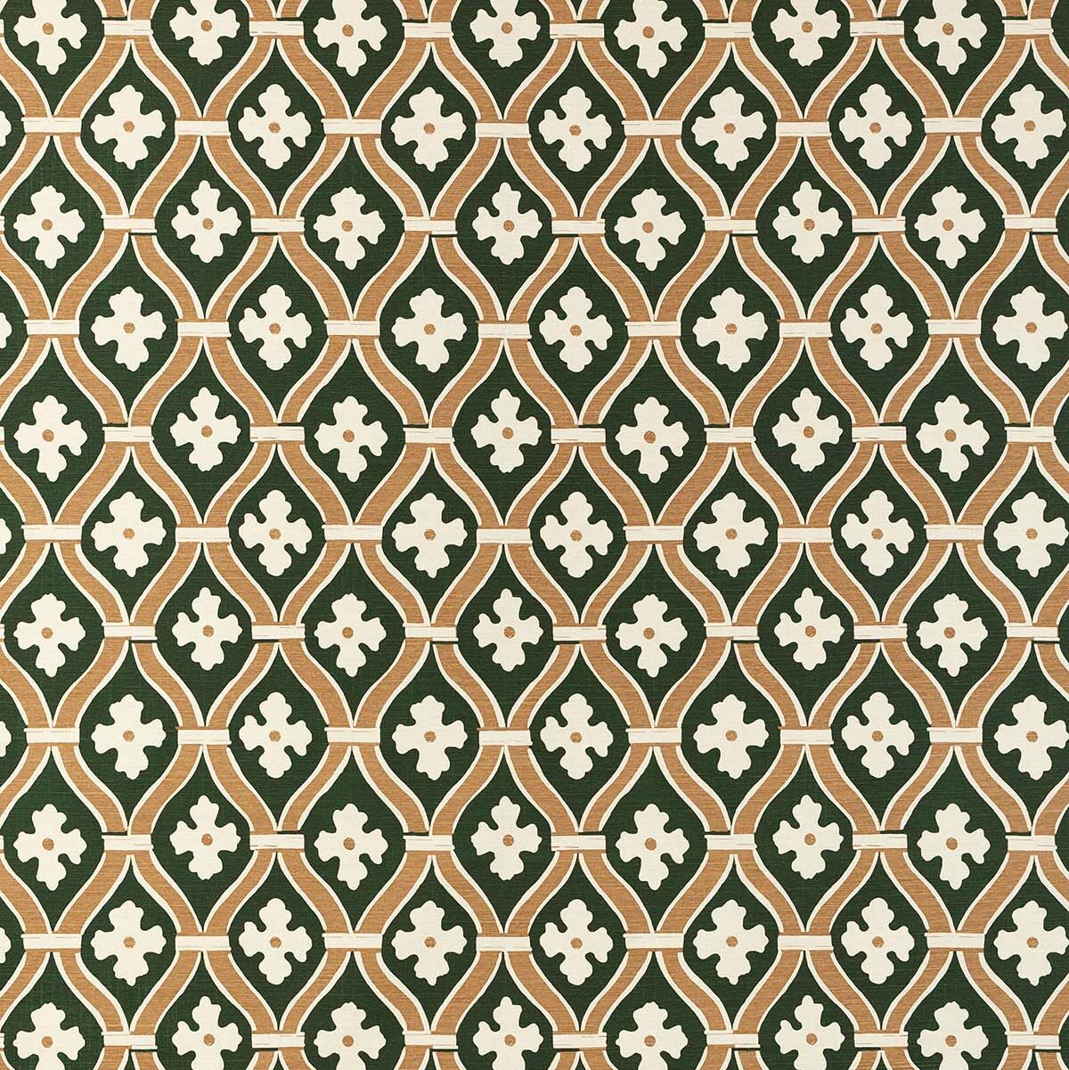 Byblos - Dark Green / Faded Brown