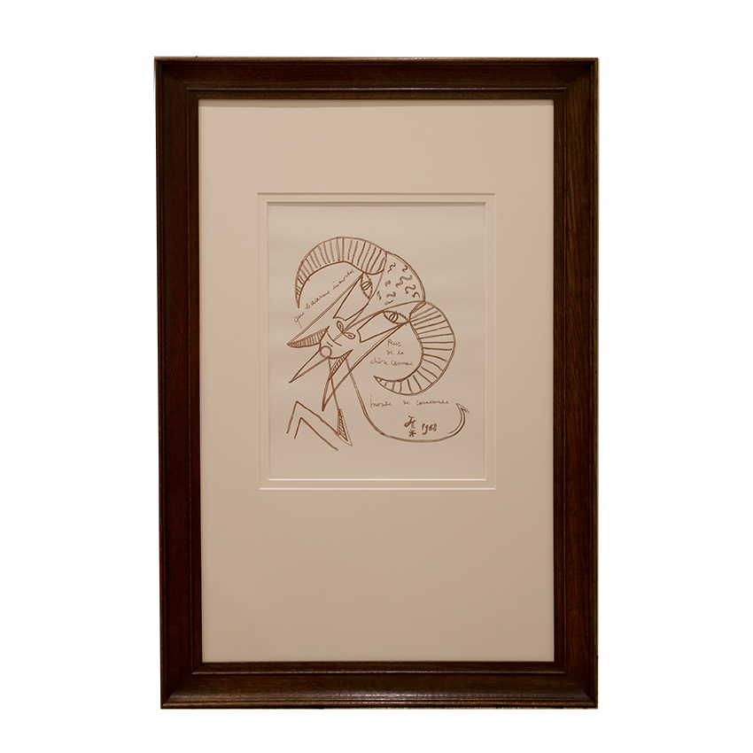 Chèvre Immortelle – Artwork by Jean Cocteau