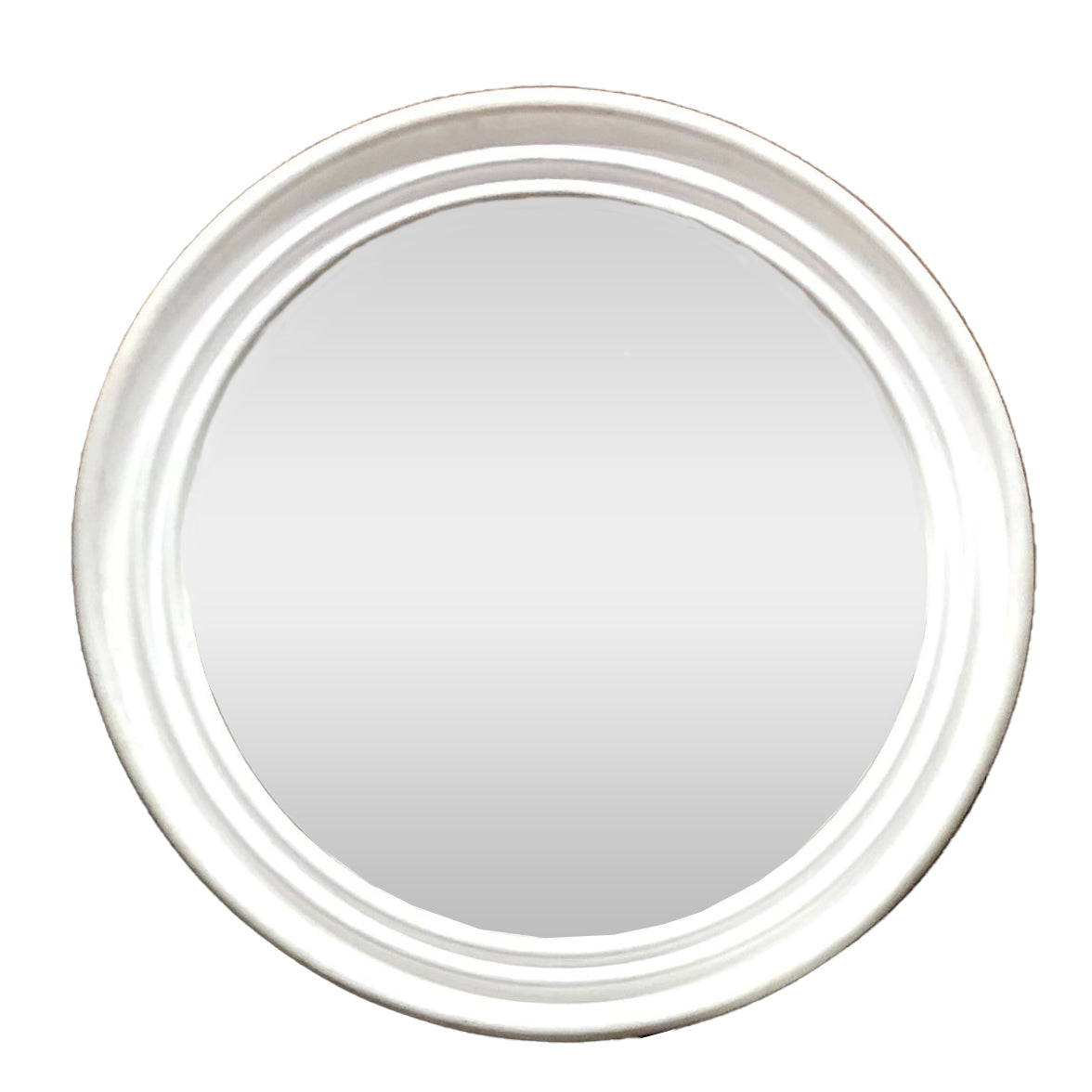 Round Plaster Mirror - Plain
