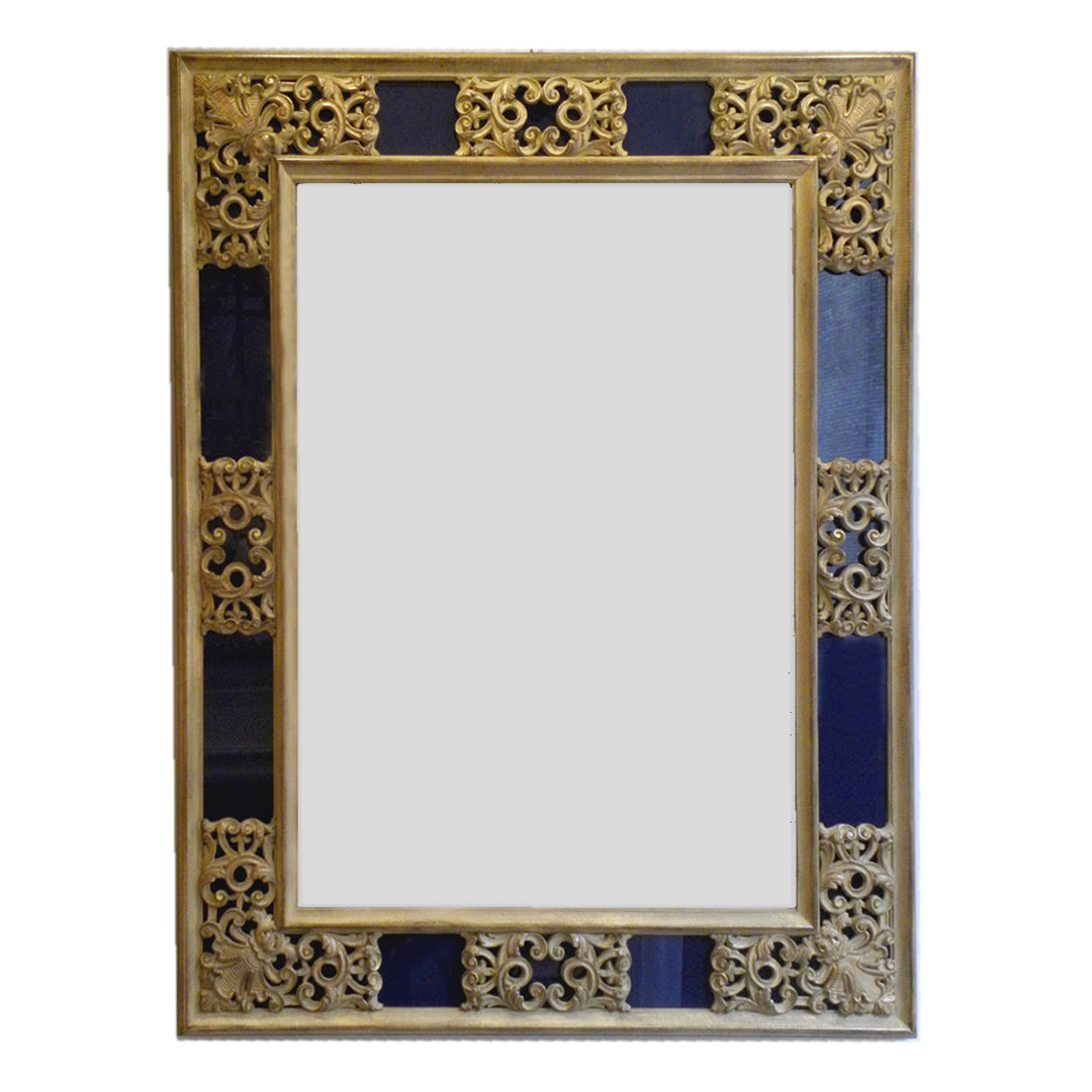 Cornelia Mirror - Blue Glass