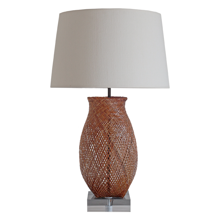 Darien Woven Basket Table Lamp