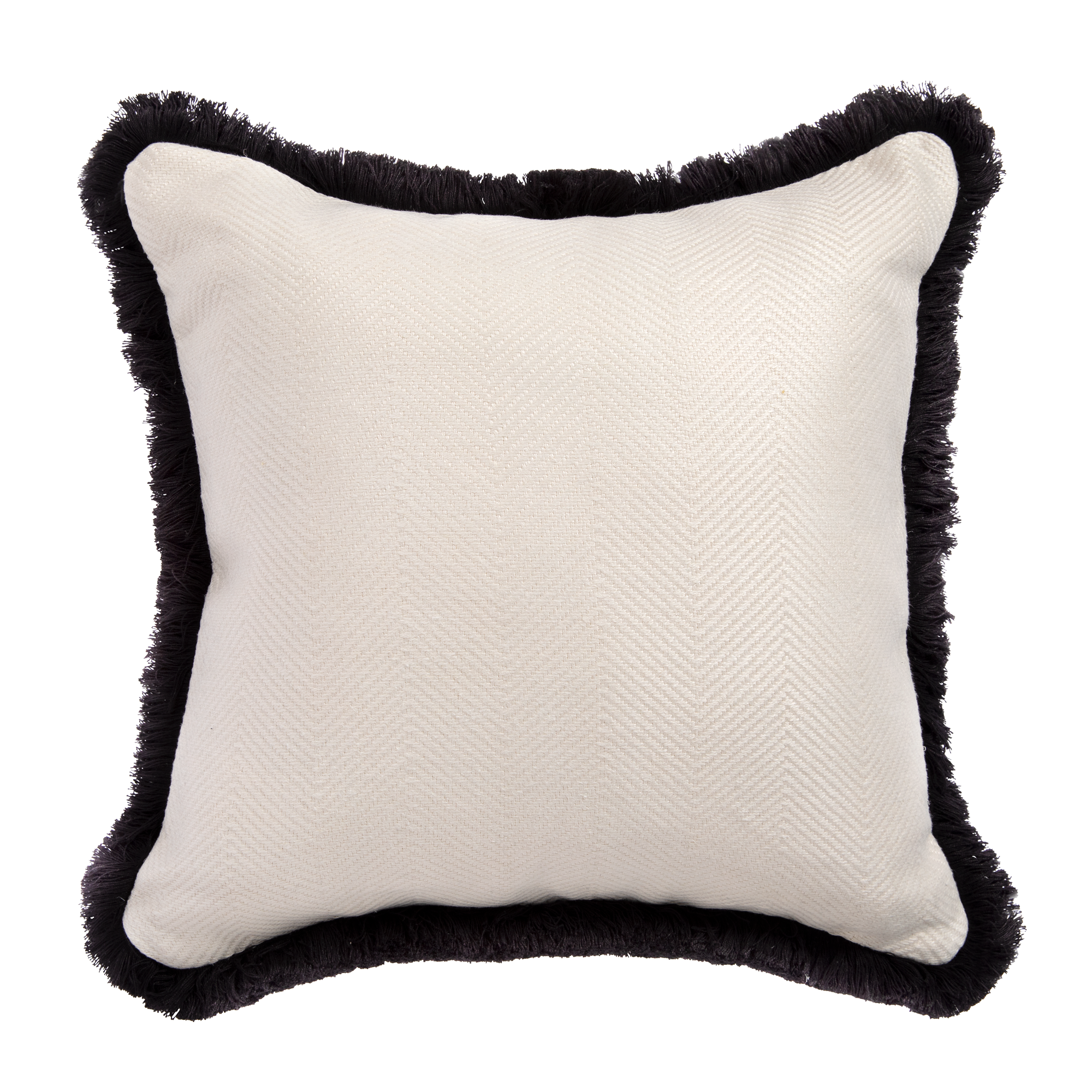 Dorset Cushion - White/Black
