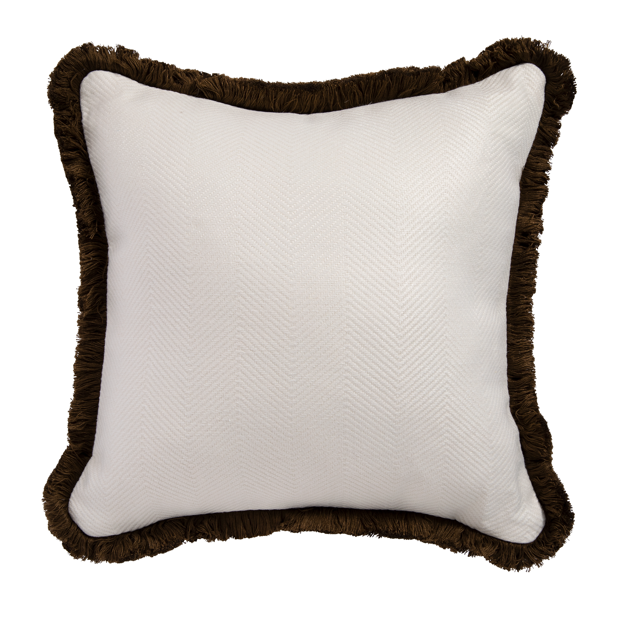 Dorset Cushion - White/Bronze