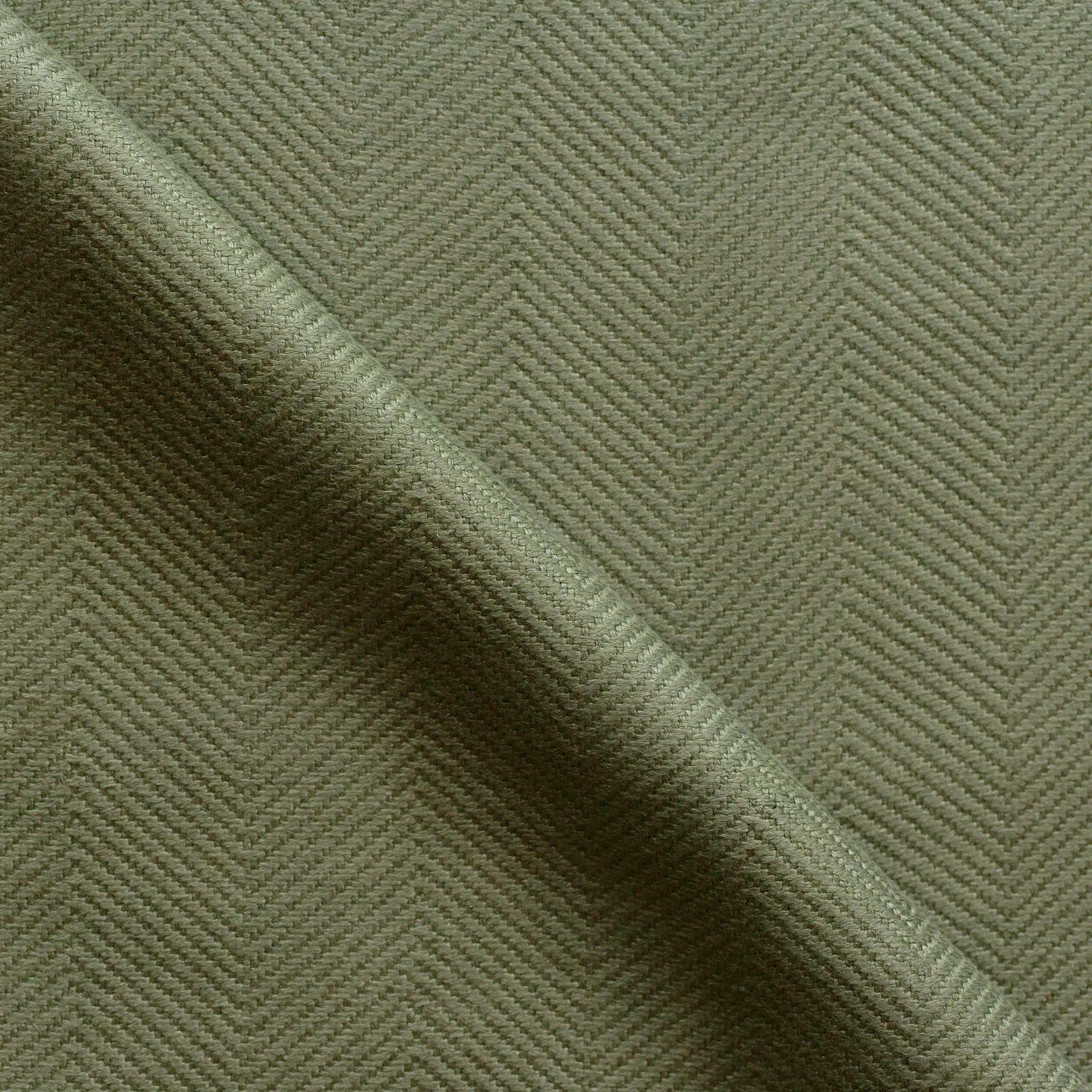 Dorset Herringbone - Olive Green