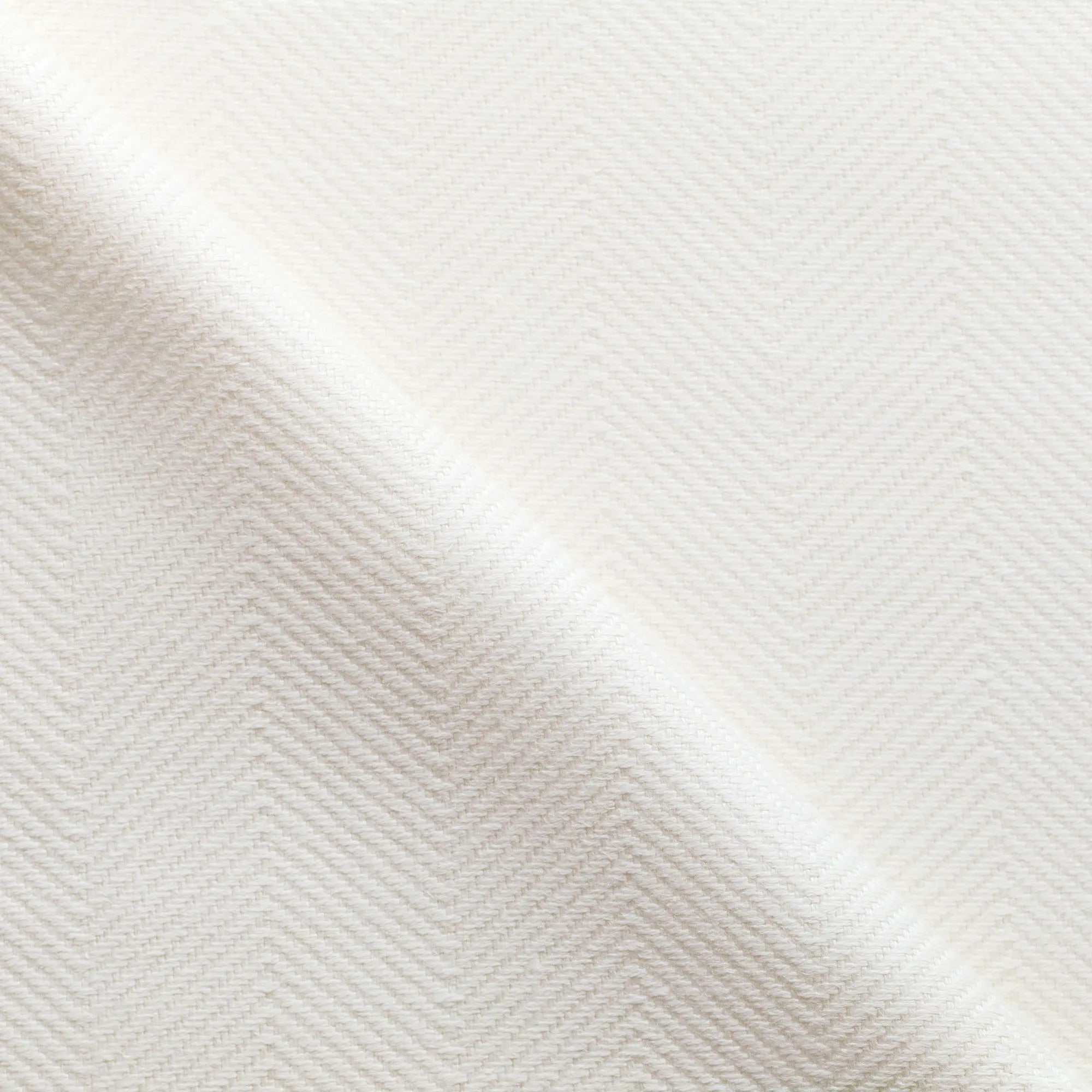 Dorset Herringbone - White