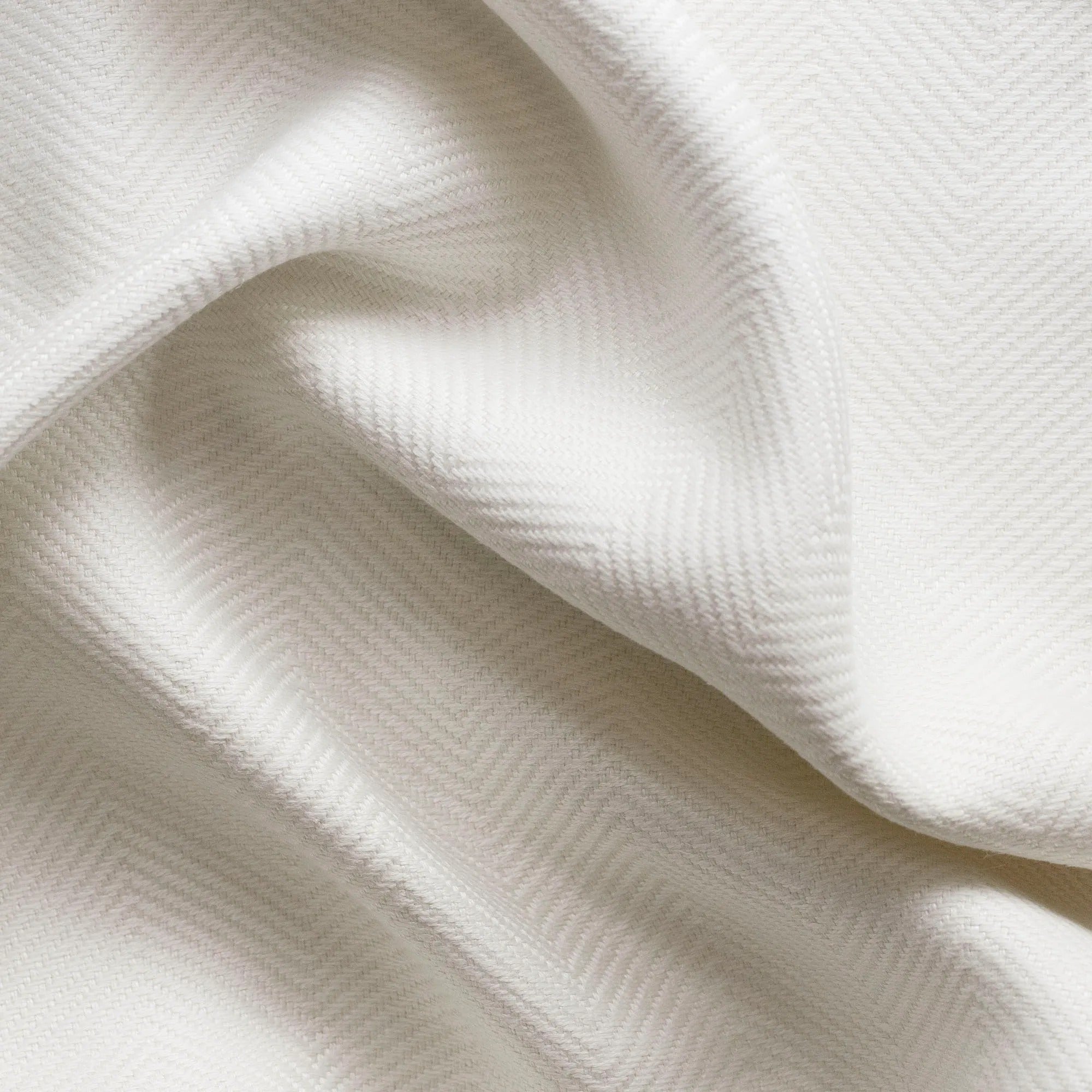 Dorset Herringbone - White