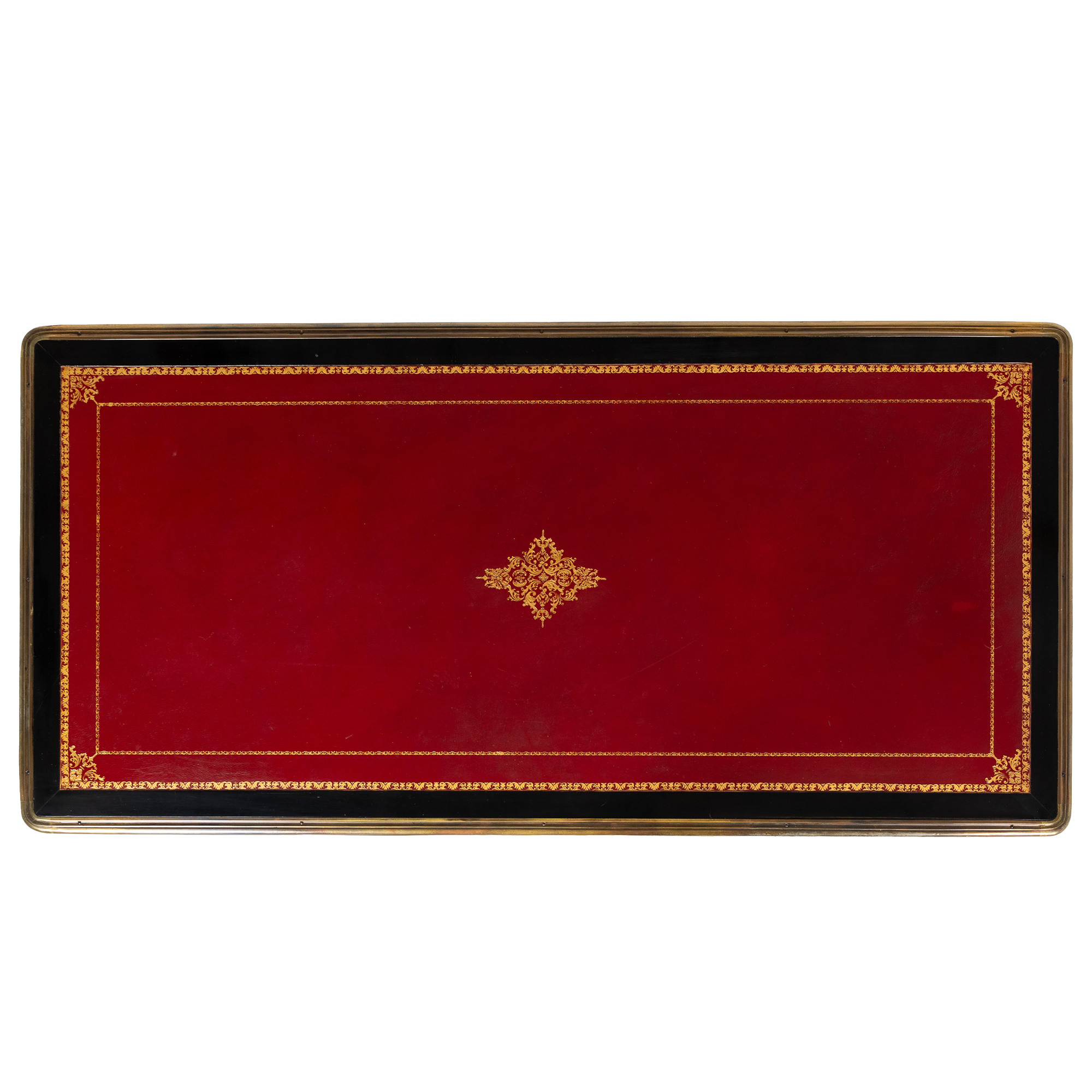 19th Century French Ebonised Bureau Plât