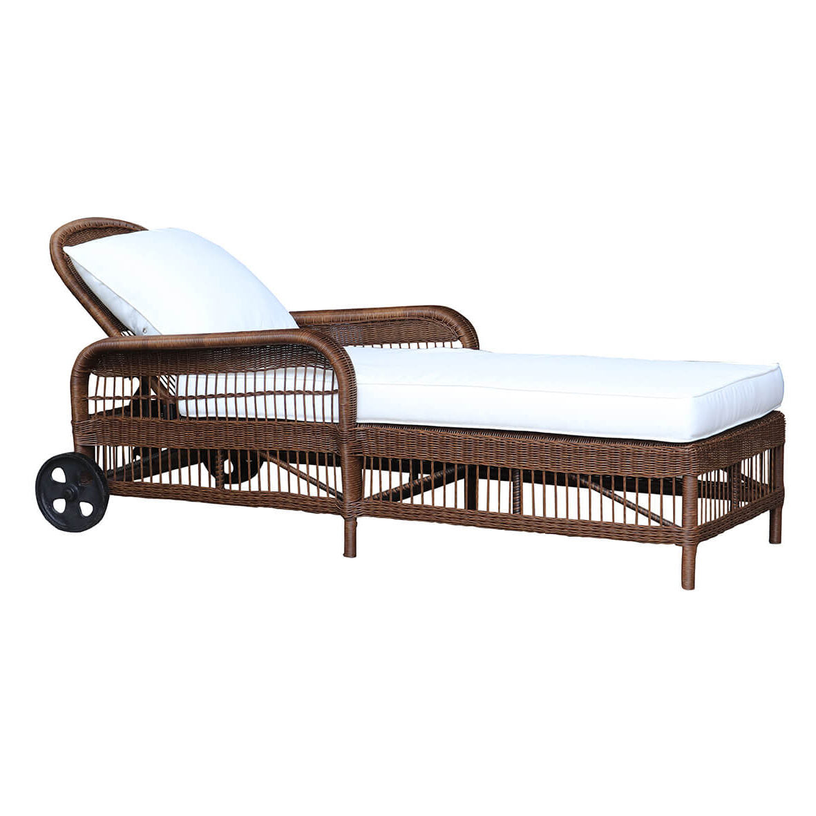 Elba Sunlounger &#8211; Brown