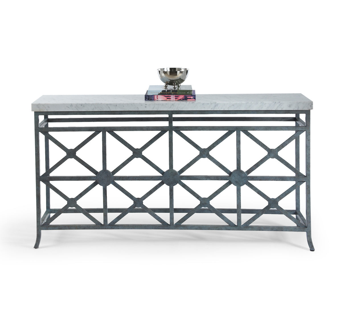 Eton Manor Sofa Table - Verdigris